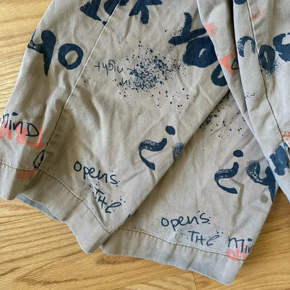 Urban Outfitters Grafitti Cargo Chino size small street style 90s y2k - Picture 2 of 9